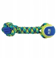 Zabawki dla psów - Hagen Hantel sznurowy z piłką Zeus K9 Fitness 28 cm [DH-3678] - miniaturka - grafika 1