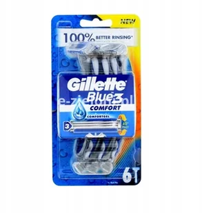 Gillette Procter & Gamble Blue3 Comfort Jednorazowa maszynka do golenia dla mężczyzn 6 sztuk - Maszynki do golenia i wkłady - miniaturka - grafika 5