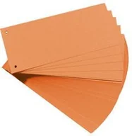 Przekładki do segregatorów - Herlitz PRZEKŁADKI 1/3 A4 KART. POMARAŃCZOWE ECO 100szt - miniaturka - grafika 1