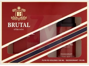 La Rive Zestaw kosmetyków Brutal Classic (płyn po goleniu 100 ml + dezodorant 150 ml) - Zestawy perfum męskich - miniaturka - grafika 3