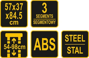 VOREL WÓZEK NARZĘDZIOWY 3 SEGMENTOWY 78738 - Szafy i regały magazynowe - miniaturka - grafika 14