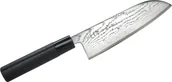 Noże kuchenne - Tojiro Nóż kuchenny Santoku Shippu Black FD-1597 16,5 cm uniwersalny 3247 - miniaturka - grafika 1