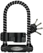 Zabezpieczenia do roweru - Masterlock Zapięcie rowerowe 8195 U-LOCK 13mm 110mm 210mm pokryte gumą z refleksem czarne MRL-8195EURDPROREF SS16 - miniaturka - grafika 1