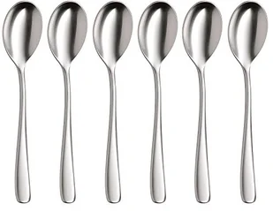 WMF łyżeczki do espresso  zestaw 6-częściowy Vision Cromargan matowana 1271966330 - Zestawy sztućców - miniaturka - grafika 2