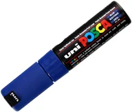 Markery permanentne - Uni Marker plakatowy 0.8mm niebieski ścięty Posca PC8K - miniaturka - grafika 1