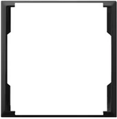 Klawisze i ramki - Ospel Ramka ozdobna do gniazd podwójnych do ramek Czarny metalik Aria - RO-4U/33 - miniaturka - grafika 1