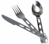 Kuchnia turystyczne i akcesoria - Mil-Tec essbesteck m. ring S/Steel Light weight - miniaturka - grafika 1