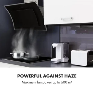 Klarstein Sabia 90 Czarny (CGCH2-Sabia-90-B) - Okapy kuchenne - miniaturka - grafika 7