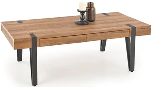 Halmar Ława TULUZA Orzech miodowy 120x55cm [Dostępny po 2019-08-31] - Ławy i stoliki kawowe - miniaturka - grafika 2