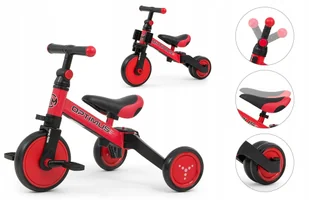 Milly Mally Rowerek trójkołowy biegowy 3W1 Jeździk - Rowerki biegowe - miniaturka - grafika 3