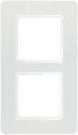 Klawisze i ramki - Berker Ramka podwójna biały aksamit Q 7 10126189 - miniaturka - grafika 1