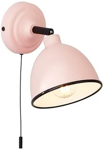 Brilliant TELIO Różowy E14 Kinkiet ścienny z włącznikiem pociągowym 97002/17 97002/17 - Lampy ścienne - miniaturka - grafika 2
