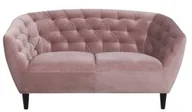 Sofy i kanapy - D2.Design Sofa Ria VIC 2-osobowa różowa 147660 - miniaturka - grafika 1
