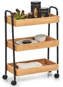 Wózki kuchenne - Wózek kuchenny z 3 półkami ZELLER 13767 - miniaturka - grafika 1