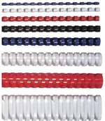 Grzbiety do bindownic - Argo Grzbiet plastikowy 22mm czarny 210k VA1084 - miniaturka - grafika 1