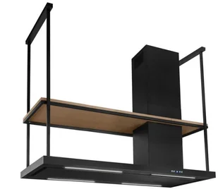 Nortberg Metropolis Elite Wood 120 Black Matt - Okapy kuchenne Nortberg Metropolis Elite Wood 120 Black Matt - Okapy kuchenne - miniaturka - grafika 1