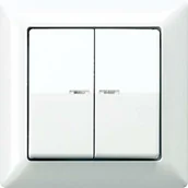 Wyłączniki światła i elektryczne - Jung JUNG AS590  5 ko5ww przełącznik kołyskowy zapewnia przełącznik dwugrupowy KO - miniaturka - grafika 1