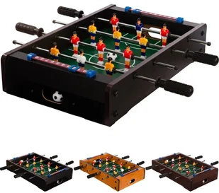 MAKSTOR.pl CZARNA MINI GRA PIŁKARZYKI STOŁOWE 51x31x8 CM STÓŁ PIŁKARSKI 2006020 (20060208) - Piłkarzyki - miniaturka - grafika 9