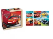 Klocki - Brimarex KLOCKI DREWNIANE W SKRZYNCE, UKŁADANKA CARS 3 - miniaturka - grafika 1