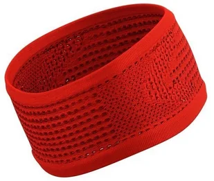 Compressport opaska na głowę HEADBAND ON/OFF V3 czerwona - Czapki i chusty sportowe męskie - miniaturka - grafika 4