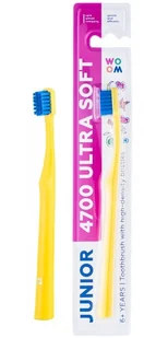 WOOM WOOM 4700 JUNIOR Ultra Soft miękka szczoteczka do zębów dla dzieci 6+ - Szczoteczki do zębów dla dzieci - miniaturka - grafika 2