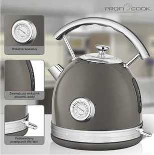 Profi Cook PC-WKS 1192 Antracyt - Czajniki elektryczne - miniaturka - grafika 3
