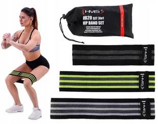 HMS Guma Do Treningu Pracy Nóg Boks Cztery Gumy - Gumy, taśmy, ekspandery - miniaturka - grafika 8