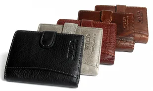 Wild Portfel Męski Skórzany Skóra Licowa Duży Pionowy Z Zapięciem 5502 - Portfele - miniaturka - grafika 2