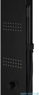 Corsan Kaskada panel prysznicowy z mieszaczem czarny A-014AMCZARNY | - Panele prysznicowe - miniaturka - grafika 4