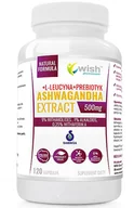 Witaminy i minerały dla sportowców - Wish Ashwagandha Extract 500mg 120caps - miniaturka - grafika 1