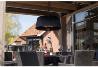 Akcesoria do wentylacji i klimatyzacji - OutTrade Sunred Wiszący grzejnik Artix compact 1500 W halogen czarny ARTIX C-HB - miniaturka - grafika 1