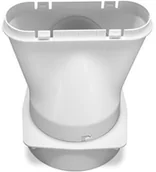 Akcesoria do wentylacji i klimatyzacji - Trotec Adapter węża odprowadzania powietrza / adapter okienny dysza do okna mobilne klimatyzatory - miniaturka - grafika 1