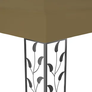 vidaXL Altana, 6 x 3 m, taupe, 180 g/m - Altany ogrodowe - miniaturka - grafika 5