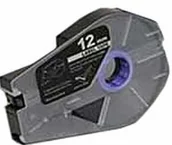 Taśmy do drukarek barwiące - Canon Taśma zamiennik Partex M-1 Std / M-1 Pro, 12mm x 30m, kazeta, srebrna - miniaturka - grafika 1