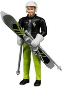 Figurki dla dzieci - Bruder 60040 Figurka narciarza - miniaturka - grafika 1