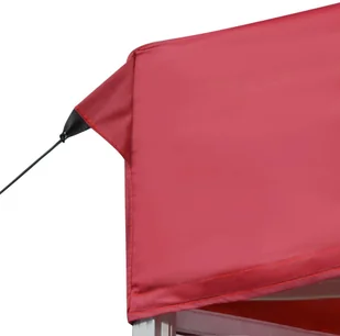 vidaXL Profesjonalny, składany namiot imprezowy, 6 x 3 m, czerwony - Pawilony ogrodowe - miniaturka - grafika 6