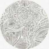 Dywany - Agnella Dywan Agnus HEJK biały wełna koło CD54-296F2 - miniaturka - grafika 1