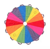 Pomoce naukowe - AKSON PROFESJONALNA CHUSTA ANIMACYJNA - 7 BARW- 2 M/28UCHWYTÓW CHUSTA p-7B-2M/28 - miniaturka - grafika 1