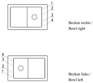 Villeroy & Boch Timeline 60 Flat Classicline 6790 1F R1 - Zlewozmywaki - miniaturka - grafika 5
