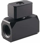 Chłodzenie wodne - Phanteks Glacier Series PH-BVA_BK_G1/4, zawór kulowy premium, G 1/4", satynowy czarny PH-BVA_BK_G1/4 - miniaturka - grafika 1