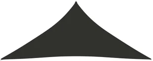vidaXL Żagiel ogrodowy, tkanina Oxford, trójkątny, 3x4x4 m, antracyt vidaXL - Parasole ogrodowe - miniaturka - grafika 4