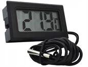 Termometry domowe - Termometr LCD Z Sondą 1m + baterie! - miniaturka - grafika 1