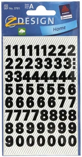 Avery Zweckform Avery Zweckform, naklejki na zeszyty, Cyferki, czarne - Scrapbooking - miniaturka - grafika 2