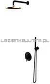 Zestawy prysznicowe - Omnires Y Zestaw podtynkowy prysznicowy czarny/złoty SYSY18BLGL SYSY18BLGL - miniaturka - grafika 1