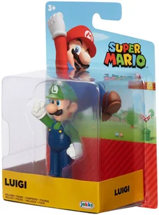 Jakks Pacific Super Mario figurka Luigi 7 cm 40130 - Figurki dla dzieci - miniaturka - grafika 4