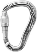 Sprzęt wspinaczkowy - Edelrid HMS Bulletproof Screw Eco Carabiner, srebrny 2022 Karabinki zakręcane 737890001070 - miniaturka - grafika 1