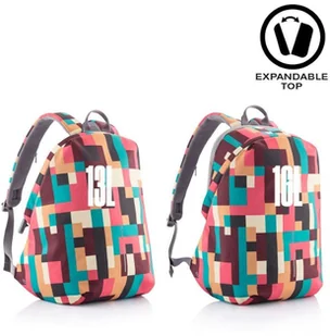 XD Design Plecak na lapotp Bobby Soft Geometric - Torby na laptopy - miniaturka - grafika 13