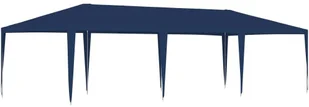 vidaXL Namiot imprezowy, 4 x 9 m, niebieski - Pawilony ogrodowe - miniaturka - grafika 7