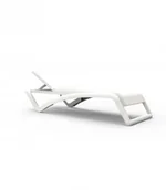 Leżaki ogrodowe - Resol Leżak Sky Club Sun White 3916 - miniaturka - grafika 1