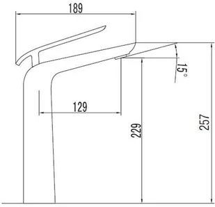 Blue Water Art Platino Emira EMI-BUW.050BC - Baterie umywalkowe - miniaturka - grafika 2